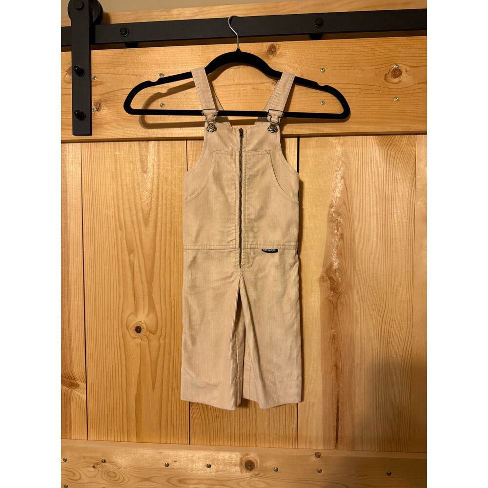 VTG Petit Bateau Baby Corduroy Overalls Size EU 74 US 9-12mo